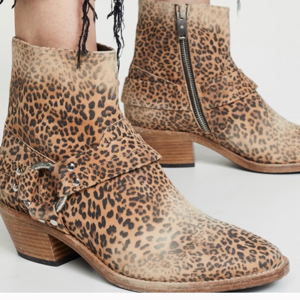 Golden Goose Bretagne Leopard Booties